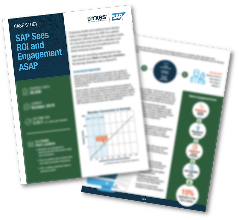 A blurred image of the SAP client case study