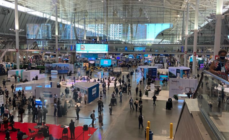 A view of the 2021 HLTH Conference held in Boston, MA
