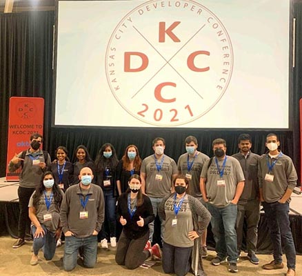 Engineering team at a KC event