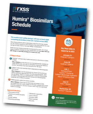 An image of the biosimilars calendar PDF